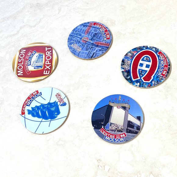 Vintage Deadstock Molson Export Montreal Canadiens Molson Centre 1996 Coaster - Picture 1 of 10